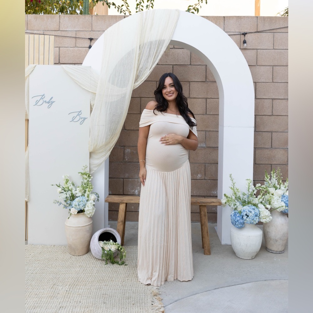 Lioness Cream Draped Dress